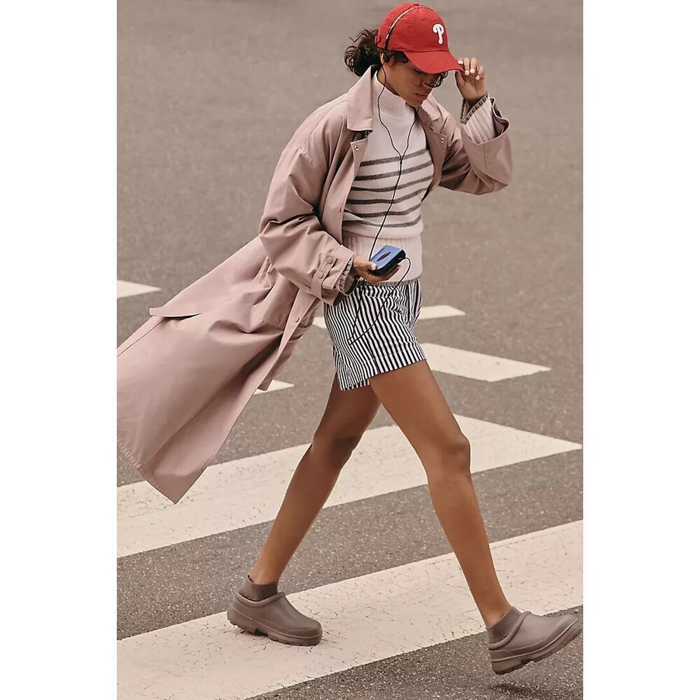 NWT Anthropologie Maeve XL Oversize Trench Coat Size S Taupe #8E475